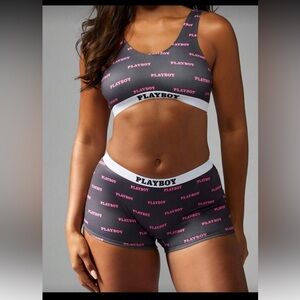 PLAYBOY Black and Pink Logo Set